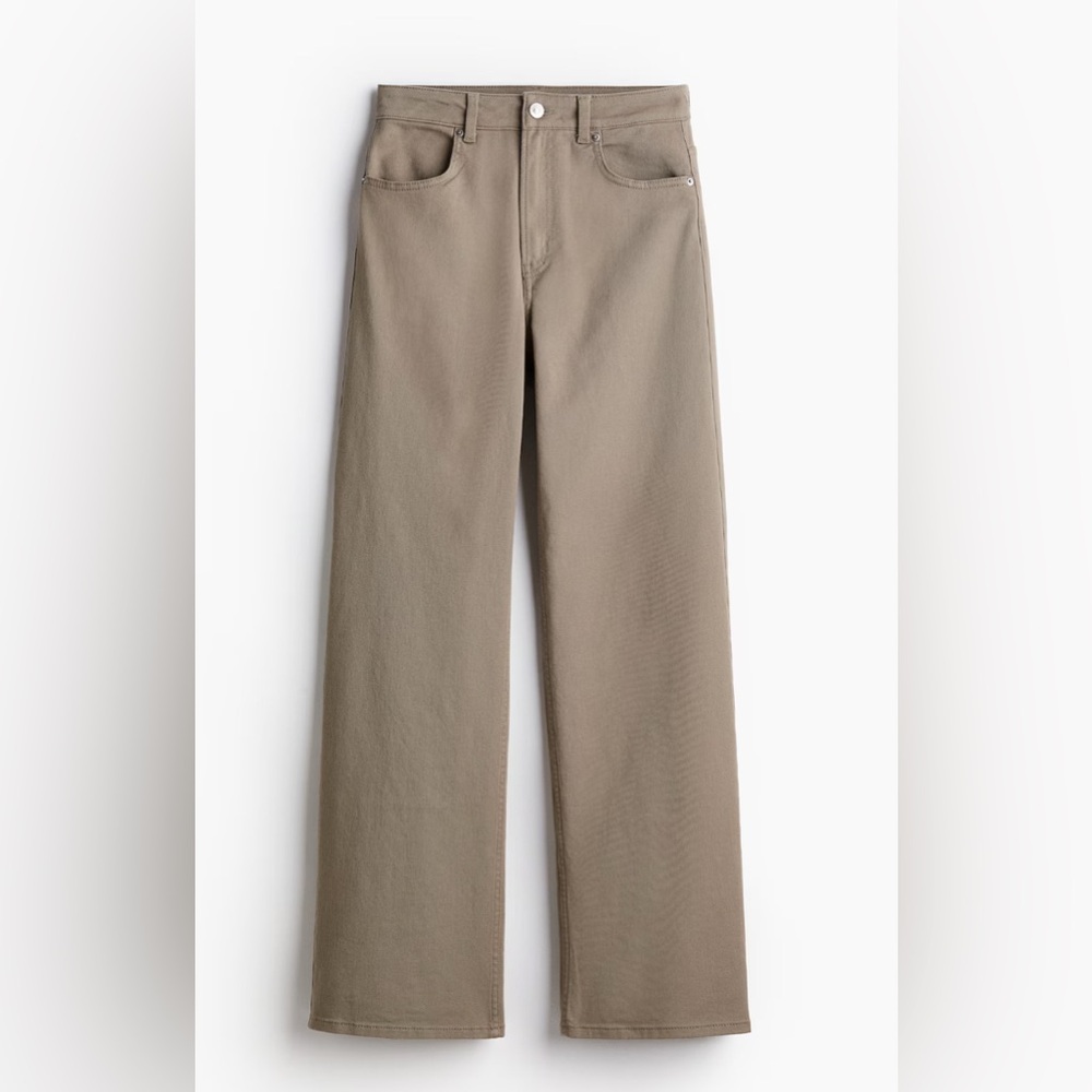 H&M Women's Flare & Wide Leg Jeans - Brown